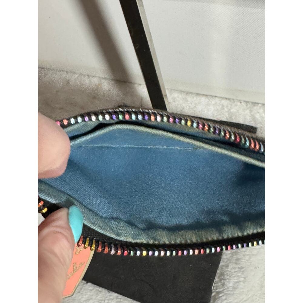 EUC Vintage Dooney & Bourke Rainbow Monogram Wristlet - Picture 6 of 6